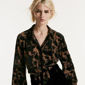Zara Velvet Shirt